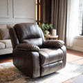 Recliner Chair Faux Leather 102x95x98 cm - Dark Brown - Comfortable Seating