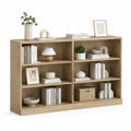 Libreria in Legno Chiaro con 8 Ripiani