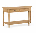 Consolle in Rovere con Cassetti e Mensola 120x40x80 cm