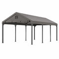 Tenda da Evento 6x3m Acciaio Tessuto Grigio