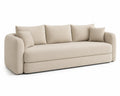 Divano in Tessuto a 3 Posti Beige